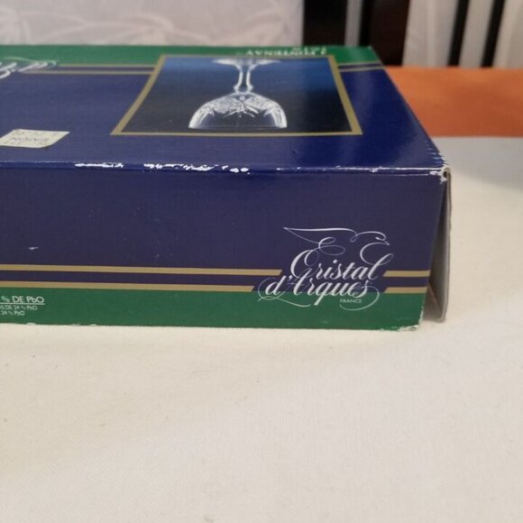 Cristal D'Arques - 1980's Fontenay Liquer Sherry Cordial Glasses - Set of 4 NIB - Picture 9 of 9